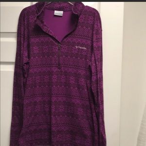 🎉🎉🎉🎉Columbia quarter zip long sleeve shirt